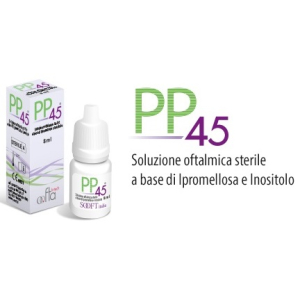 pp45 soluzione oftalmica 8ml bugiardino cod: 927291308 