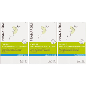 Cerca Offerte di pranarom allergoforce capsule per il benessere di occhi e naso 3x36 g e acquista online