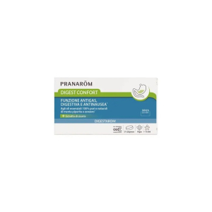 Pranarom digest confort funzione antigas, digestiva e antinausea 21 compresse