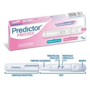 predictor test gravidanza singolo 1 pezzo bugiardino cod: 905287052 