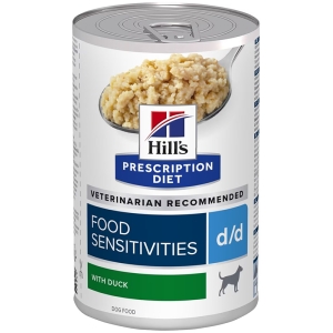 Cerca Offerte di Prescription diet d/d food sensitivities anatra - alimento completo per cani adulti con intolleranze alimentari 370 gr e acquista online