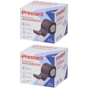 Cerca Offerte di Presteril benda elastica autoadesiva 5cm x 4,5m colore nero 2x1 st e acquista online