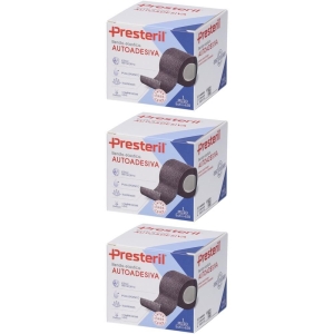 Cerca Offerte di Presteril benda elastica autoadesiva 5cm x 4,5m colore nero 3x1 st e acquista online