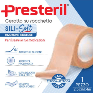Cerca Offerte di presteril cerotto su rocchetto sili-soft rimozione indolore 2,5cm x 4m e acquista online