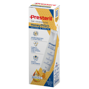 Presteril honey pro gel cicatrizzante per ustioni e ferite 15 grammi