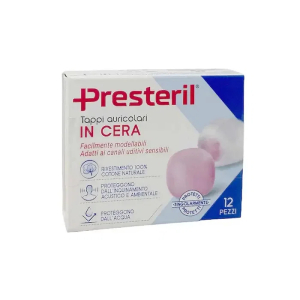 presteril tappi auric cera 12p bugiardino cod: 987866237 