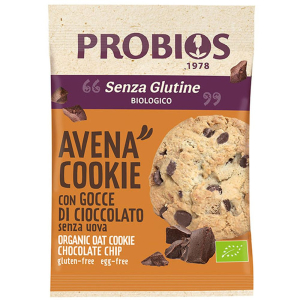 Probios avena cookie con gocce di cioccolato senza glutine alimento senza glutine 40 g