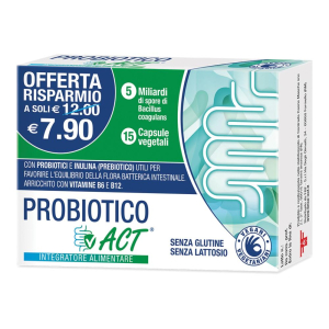 probiotico act 15cps vegetali bugiardino cod: 985999453 
