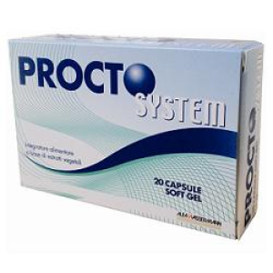 procto system 20 capsule soft gel bugiardino cod: 902954940 