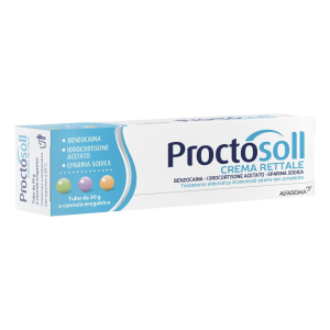 proctosoll crema rettale 30 g bugiardino cod: 027377023 