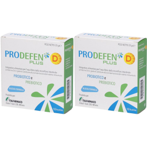 Cerca Offerte di prodefen d plus 10 bustine set da 2 2x10x2 g polvere per soluzione ora e acquista online