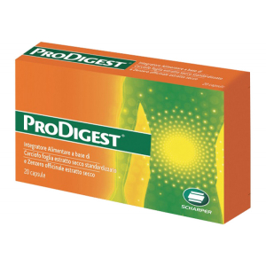 prodigest 20 capsule bugiardino cod: 978463216 