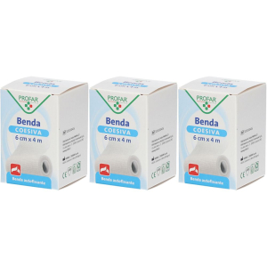 Cerca Offerte di profar® benda coesiva 6 cm x 4 m set da 3 3x1 pz assorbenti e acquista online