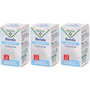 Cerca Offerte di Profar benda orlata 5cm x 5m 3x1 pz in garza e acquista online