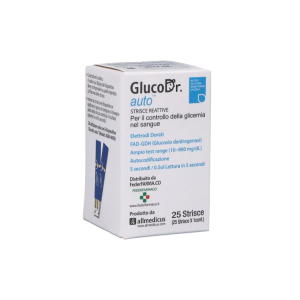 gluco dr auto glicemia 25 strisce profar bugiardino cod: 924868843 