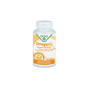 Profar omega più integratore per la normale funzione cardiaca cerebrale e visiva 60 softgel