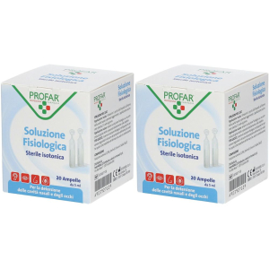 Cerca Offerte di profar® soluzione fisiologica set da 2 2x20x5 ml fiale e acquista online