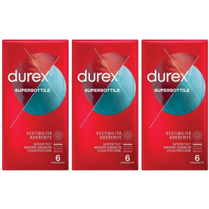 Cerca Offerte di profilattico durex supersottile close fit 6 pezzi 3x6 st e acquista online