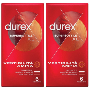 Cerca Offerte di profilattico durex supersottile xl 6 pezzi set da 2 st e acquista online