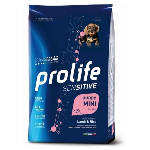 Prolife cane sensitive puppy mini agnello & riso 2 kg