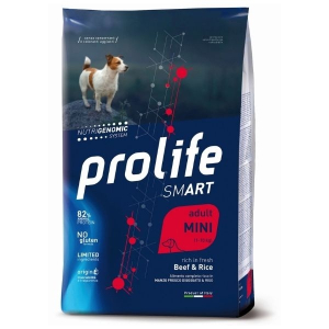 Prolife cane smart adulto mini manzo & riso 7 kg