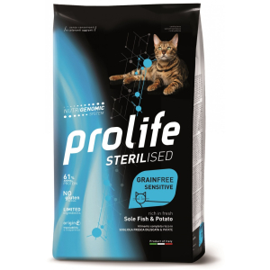 Cerca Offerte di prolife cat sterilised grain free cibo secco per gatti adulti sogliola e patate 1,5kg 197b e acquista online