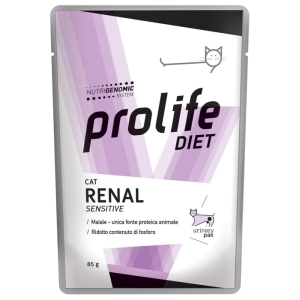 Cerca Offerte di Prolife diet cat renal sensitive maiale - alimento completo per gatti con insufficienza renale 85 gr e acquista online