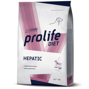 Prolife dog diet hepatic cibo umido per cani adulti taglia mini sacco 1,5kg 197b