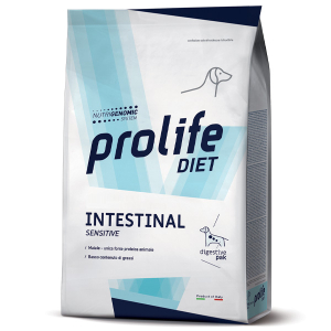Prolife dog diet intestinal sensitive cibo secco per cani taglia mini sacco 1,5kg prolife