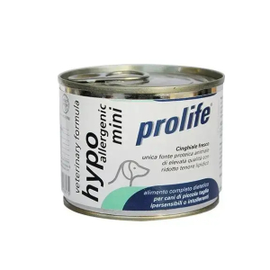Prolife veterinary hypoallergenic mini cibo umido per cani taglia piccola lattina 200g 197b