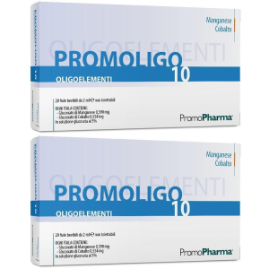 Cerca Offerte di promopharma® promoligo 10 manganese/cobalto oligoelementi 2x20x2 ml fl e acquista online