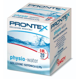 prontex physio isoton 5ml 20f bugiardino cod: 942007663 