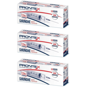 Cerca Offerte di Prontex Siringhe 2,5 ml 3x10 Pezzi e acquista online