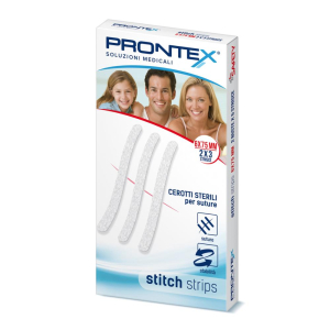 prontex stitch strips 6 x 75 10 pezzi bugiardino cod: 941999171 