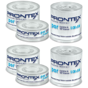 Cerca Offerte di prontex tex cerotto in tnt bianco 2,5 cm x 5 m 2x1 pz e acquista online