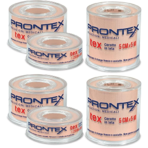 Cerca Offerte di prontex tex cerotto tela rosa a rocchetto 2,5 cm x 5 m 2x1 pz e acquista online