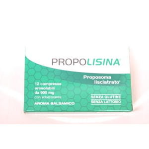 propolisina balsamico 12 compresse bugiardino cod: 925752026 