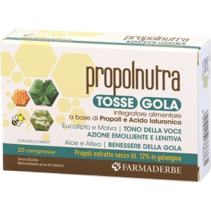 Cerca Offerte di Propolnutra tosse gola eucalipto menta 20 compresse masticabili balsamico con edulcoranti senza glutine naturalmente privo di lattosio e acquista online
