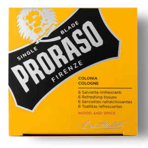 Cerca Offerte di proraso colonia wood and spice 6 pz salviette e acquista online