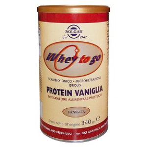 solgar protein vaniglia integratore proteico bugiardino cod: 900303429 