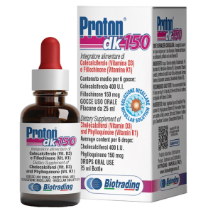 Proton dk 150 integratore per ossa e sistema immunitario gocce orali 25ml