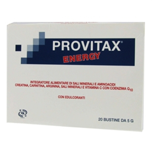 provitax energy 20 bustine bugiardino cod: 930127283 