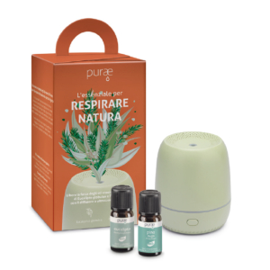 Purae kit respirare natura mini olive con olio essenziale bio