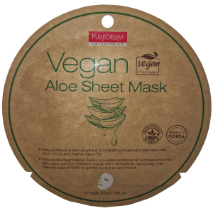 Cerca Offerte di purederm - maschera viso idratazione intensiva vegana all'aloe confezione 1 pezzo e acquista online