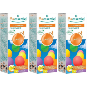 Cerca Offerte di puressentiel oli essenziali per diffusione happy 3x30 ml e acquista online
