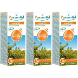 Cerca Offerte di puressentiel oli essenziali per diffusione viaggio in sicilia 3x30 ml e acquista online