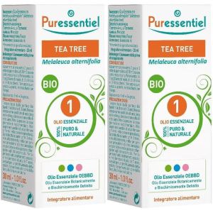 Cerca Offerte di puressentiel tea tree (albero del tè) olio essenziale 2x30 ml soluzion e acquista online