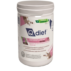 Cerca Offerte di Q.diet enteroflorene ultra - integratore probiotico per cani con disturbi intestinali 60 capsule e acquista online