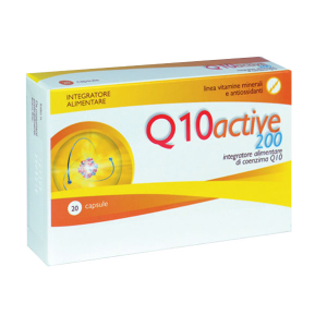 q10 active 200 mg 20 capsule aqua viva bugiardino cod: 971480518 