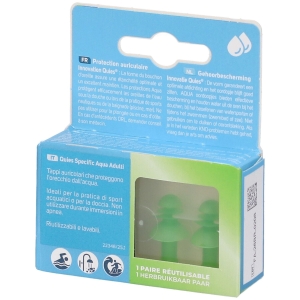 Cerca Offerte di Quies specific aqua adulti tappo auricolare 1 pz tappi per le orecchie e acquista online